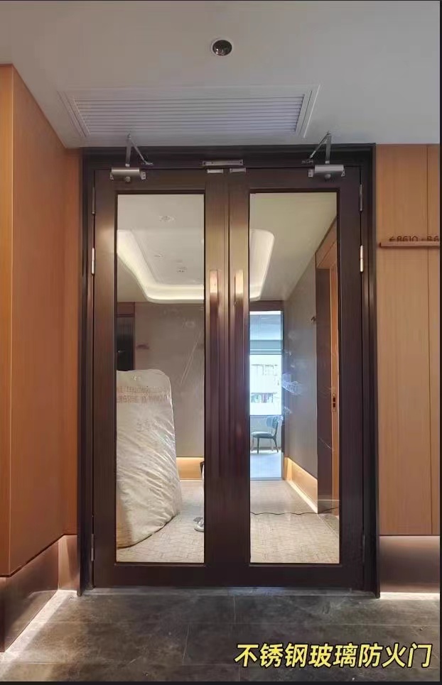 不锈钢玻璃防火门